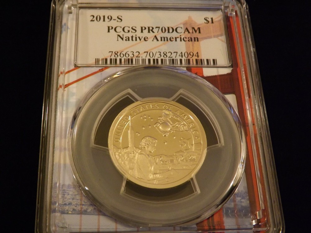 2019-S   $1  Native American       PCGS PR 70 DCAM