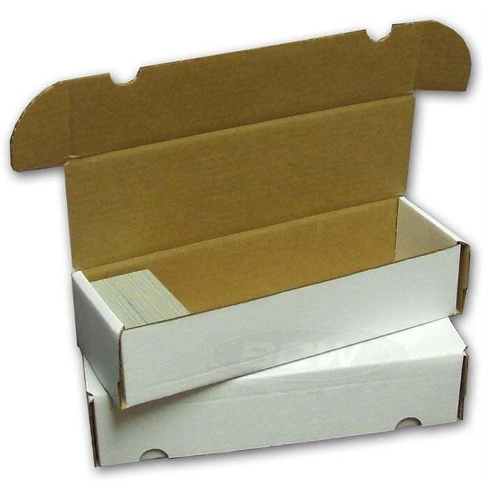 5 BCW 660 Count Card Storage Boxes