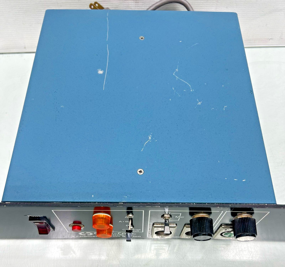 Clear-Com CS-200K 2 Channel Intercom Station Rack Mount 4 Pin XLR