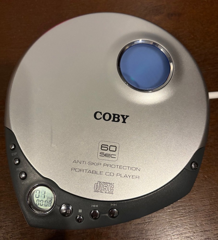 COBY (CX-CD1234) Dynamic Bass Boost System Portable CD Player  Tested