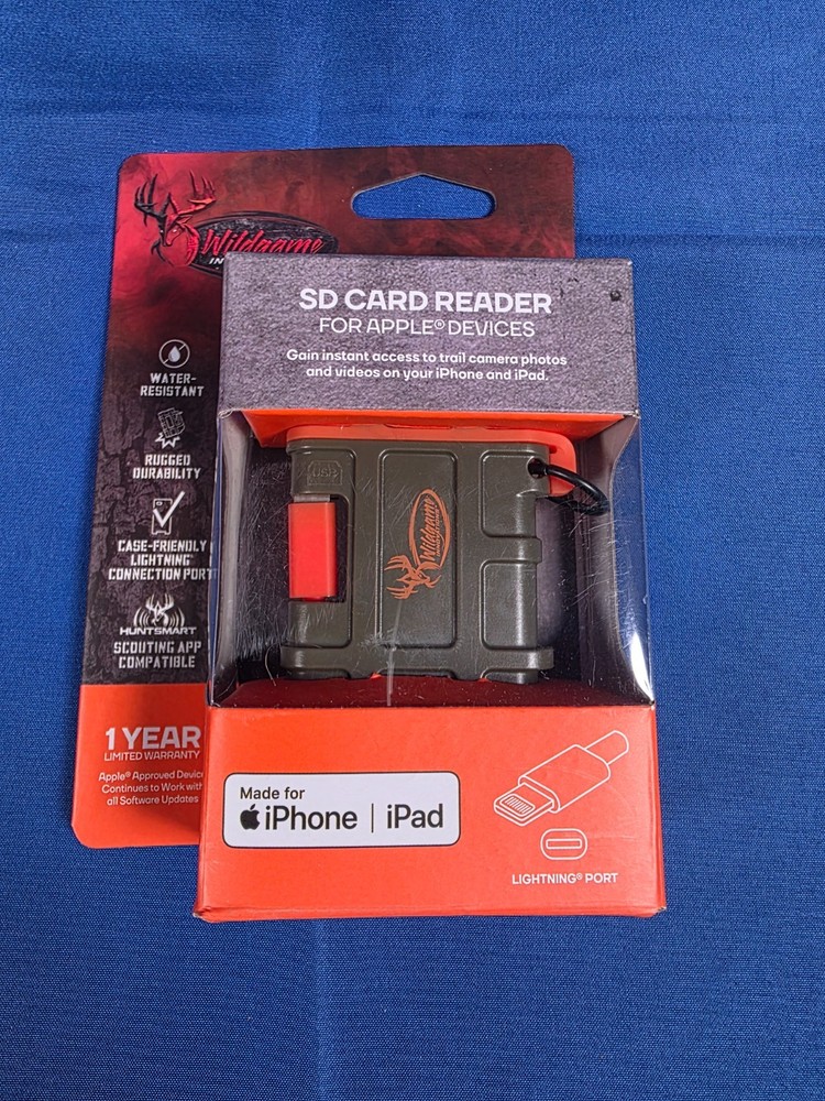 Trail Camera SD Card Reader Lot Android & iPhone Hunting Wildgame