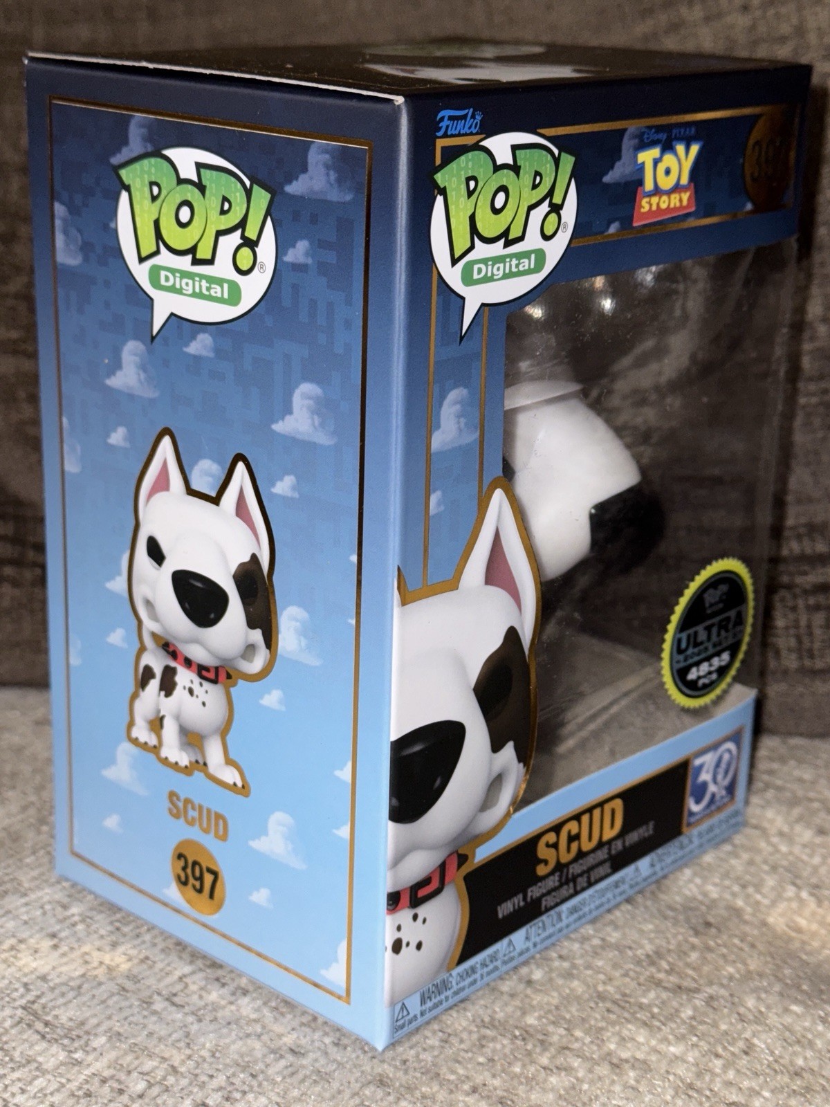 Funko Pop Digital Exclusive Toy Story Scud LE 4,835 Pieces In Hand
