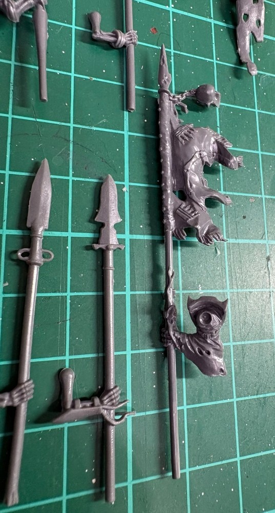 Warhammer Fantasy AOS Vampire Counts Skeleton Spears Lances Bundle Vintage Bits