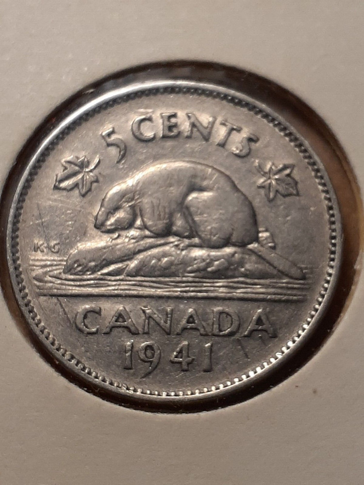 1941 FIVE CENTS CANADA