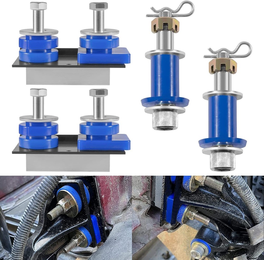 Hood Roller Bushing Kit + Engine Hood Hinge Pivot Bolt Bushing for Peterbilt 379