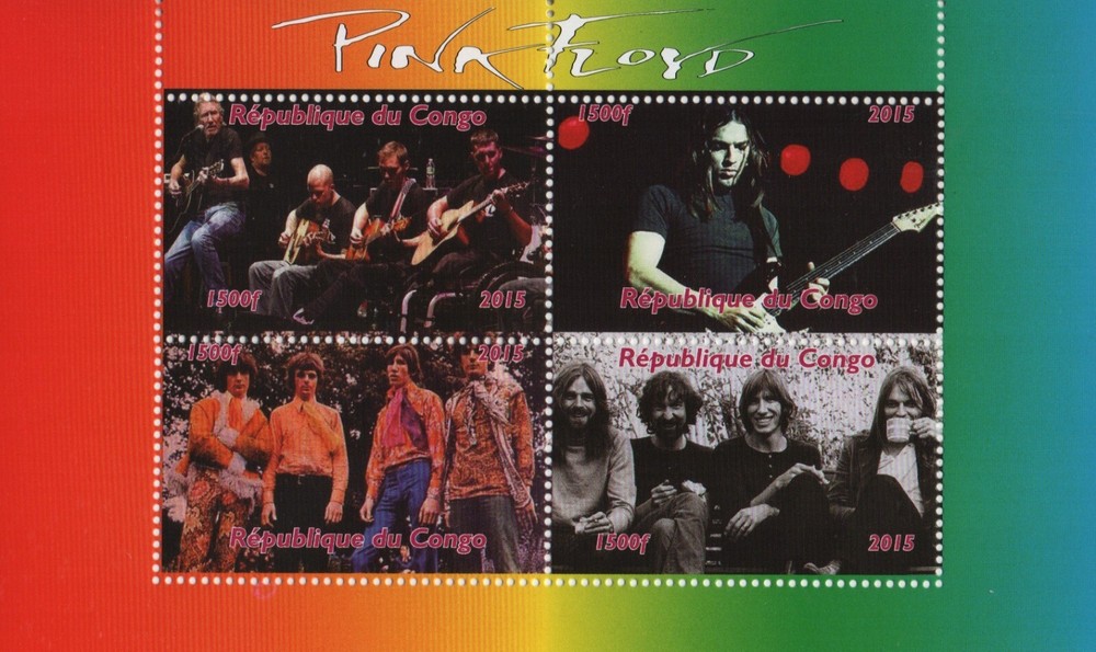 Pink Floyd 2015 MNH stamp sheetlet