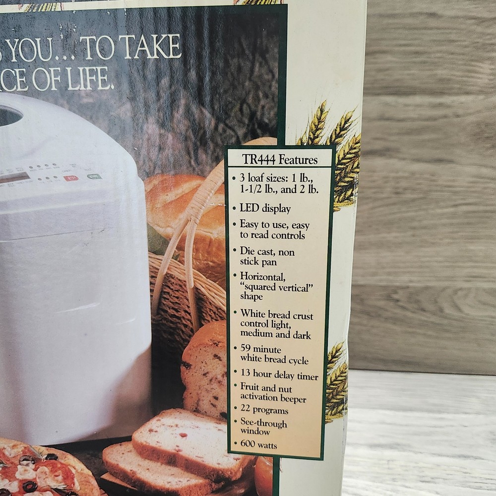 BREADMAN TR444 Deluxe Rapid Automatic Breadmaker Machine New