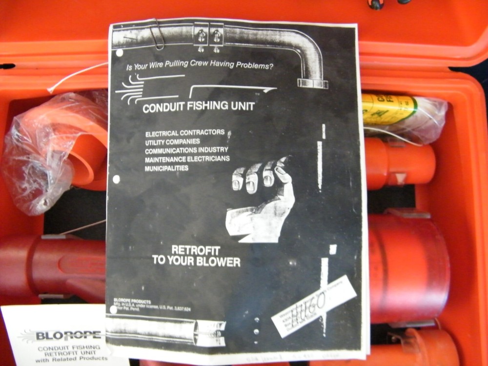 BLOROPE CONDUIT FISHING UNIT BR5000 electric wire pulling tool