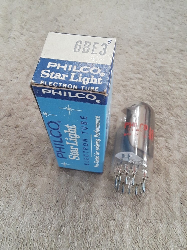 NOS Philco 6BE3 Vacuum Tube