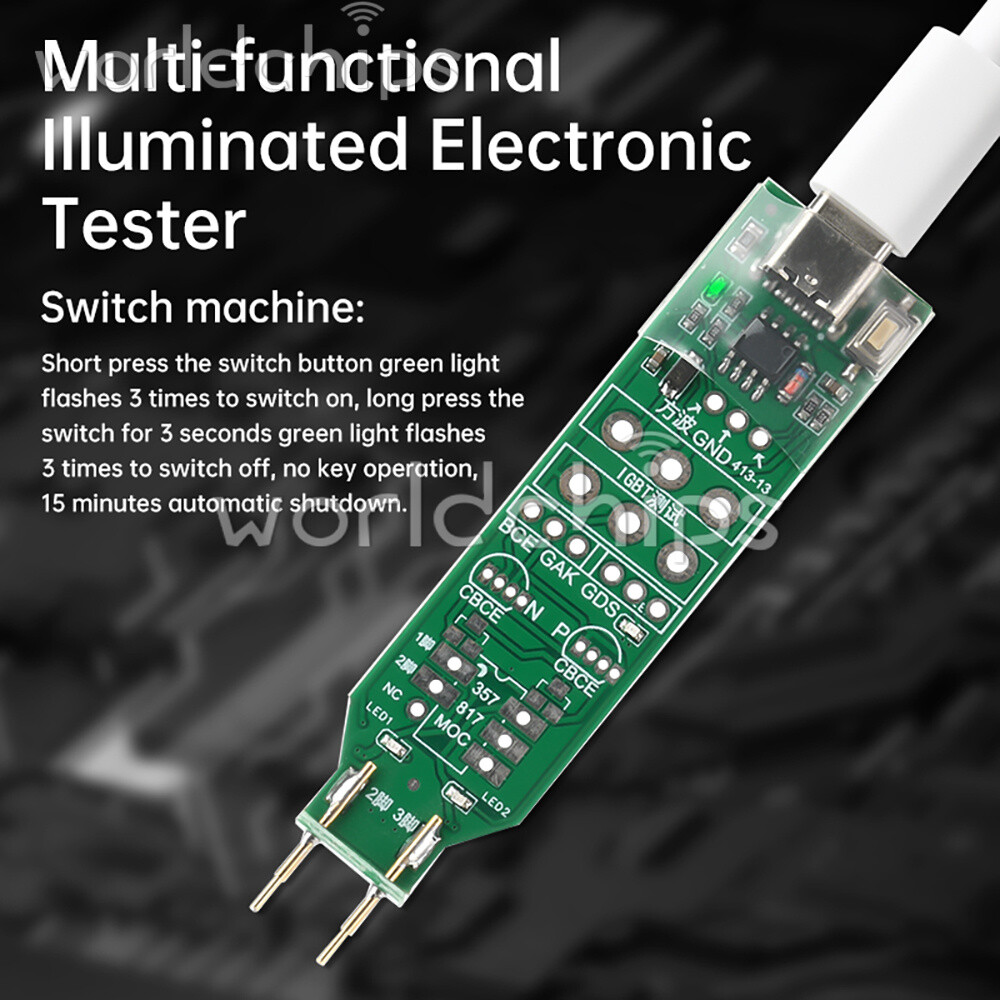 Multi-functional Light-emitting Electronic Tester Triode MOS IGBT Repair Tester