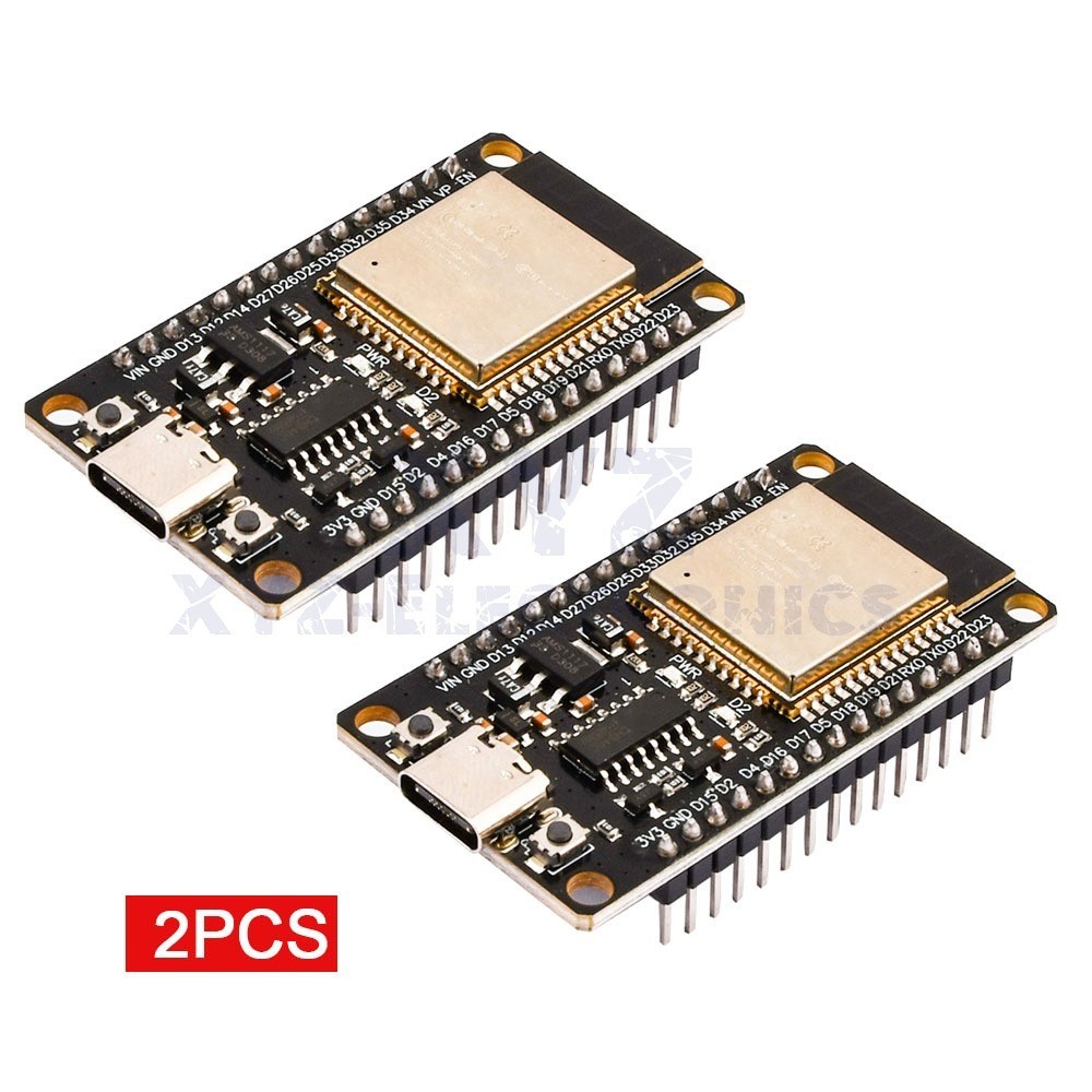 2PCS ESP32 Module Type C CH340C Development Board Dual Core WiFi Bluetooth
