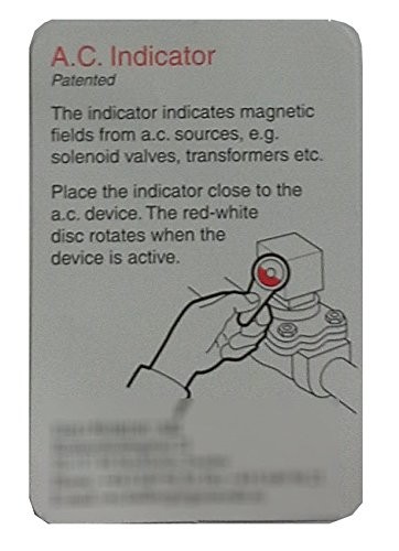 Rotation Tester and AC Detector for Circulating Pumps etc Compact, White,Red