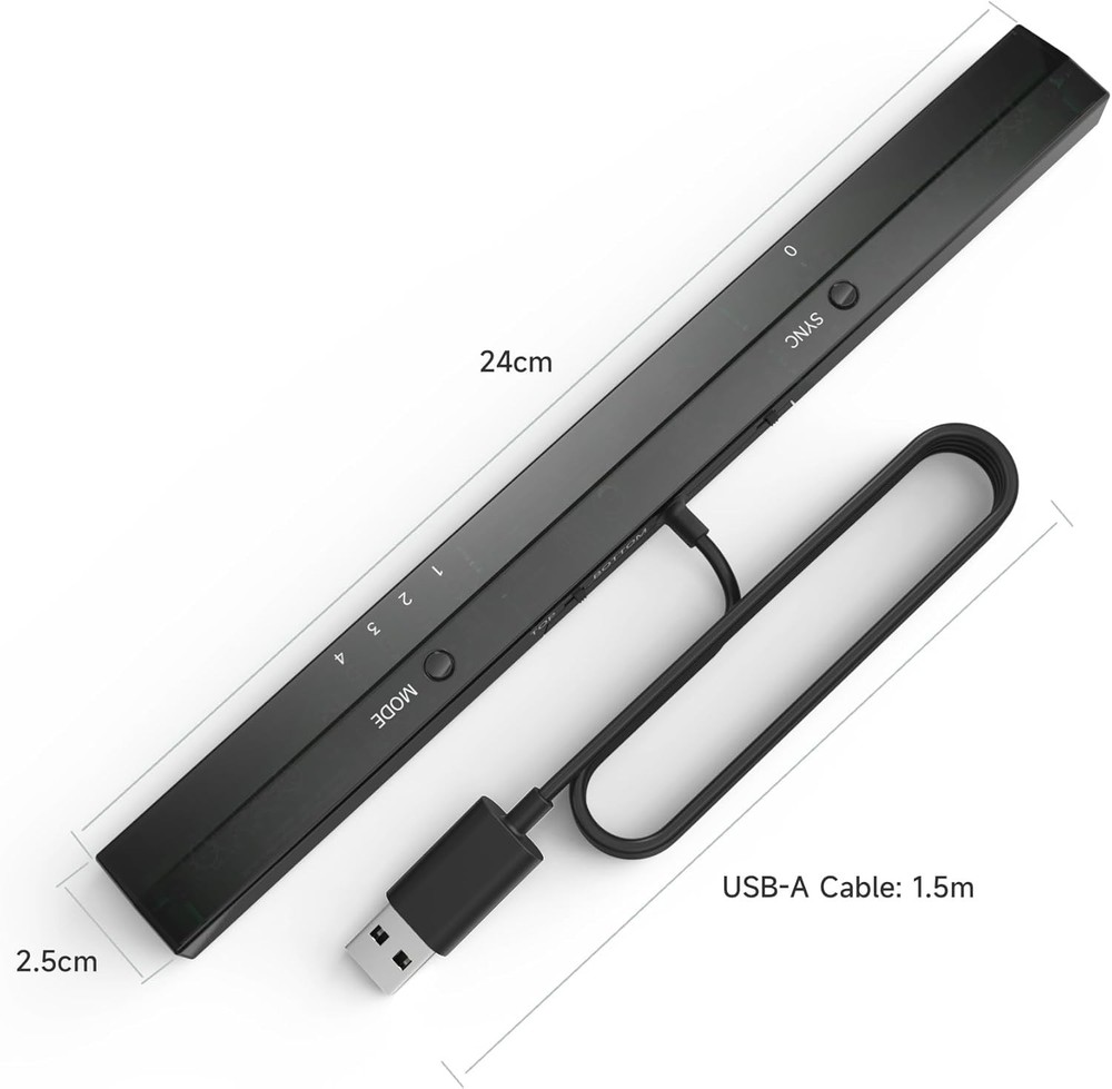 Wireless Sensor Dolphinbar for PC USB Wii Remote Adapter Used on PC Windows