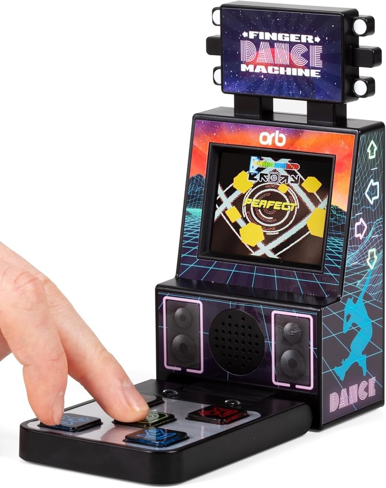 Orb - Mini Finger Dance Arcade Machine, 19 in-Built Songs, 4 Difficulty Level...