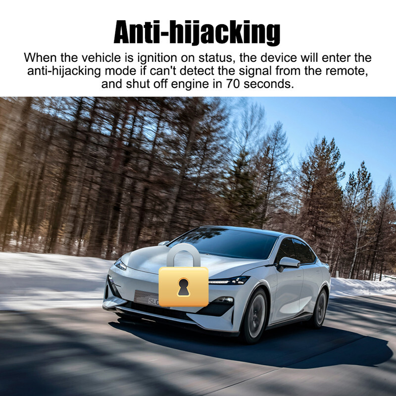 Car Immobilizer 2.4G Wireless Anti-Hijacking Engine RFID Key Lock Cut Off Device