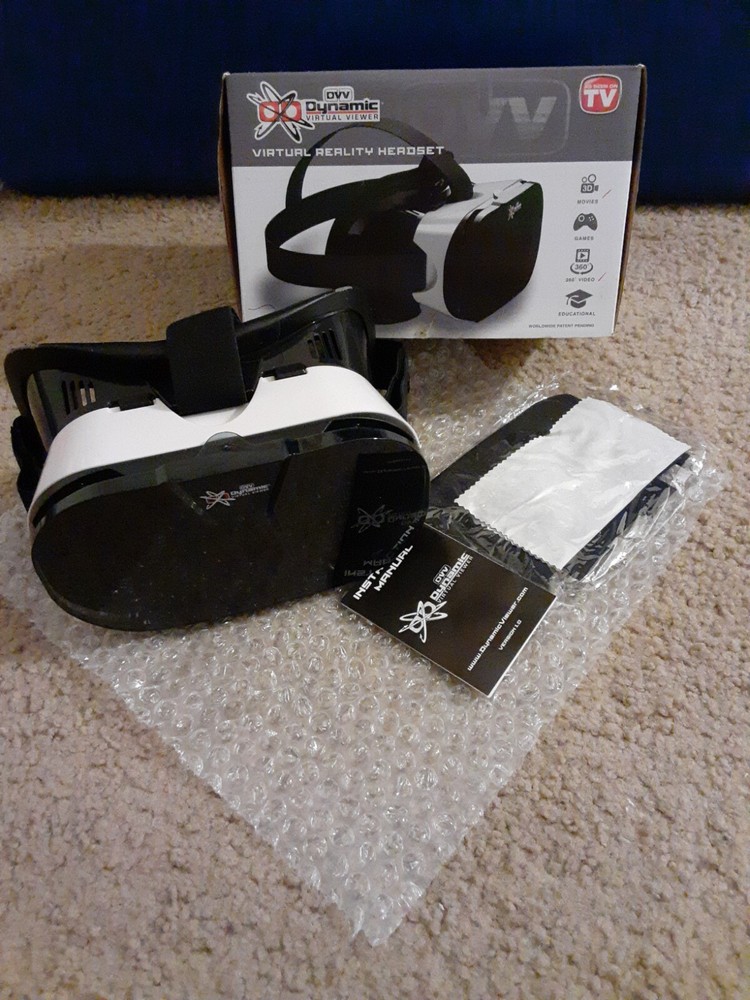 Dynamic Virtual Viewer (DVV) Virtual Reality Headset See Des