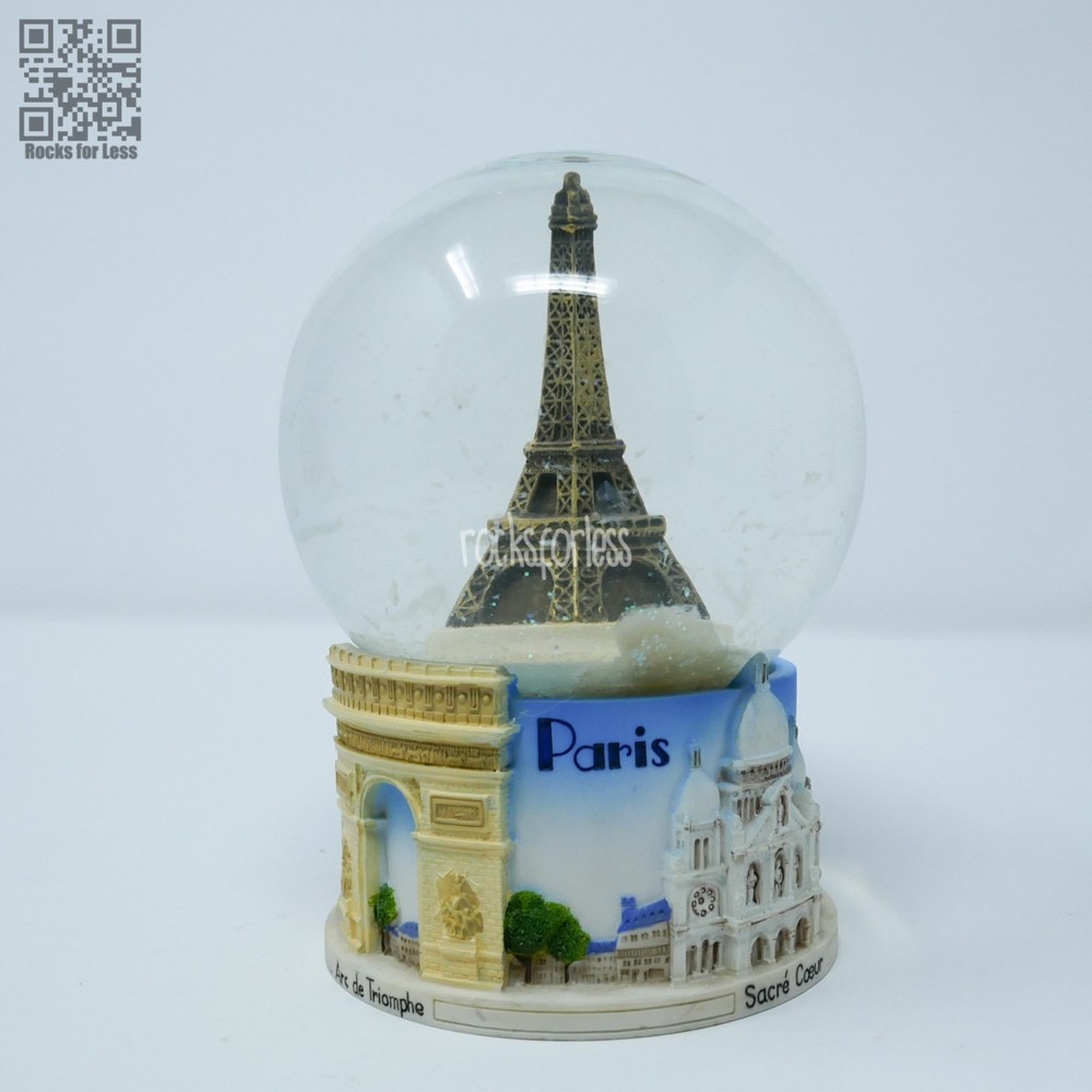 Vintage Paris 1990s Snow Globe