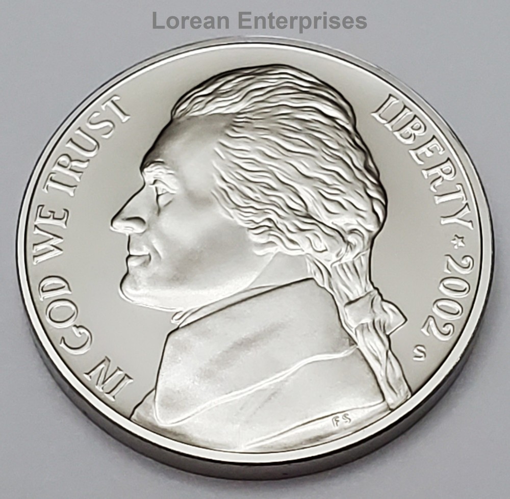 2002 S Jefferson Nickel ✼PROOF✼