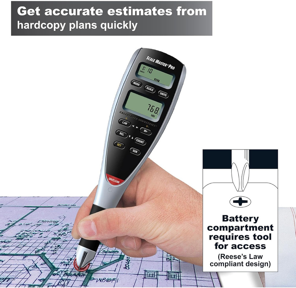 Scale Master Pro 7.3-Inch Digital Plan Measure (6025)