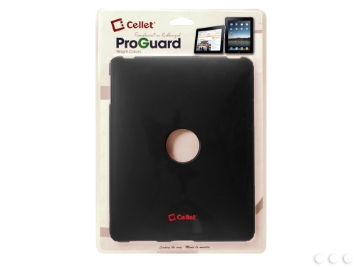 Cellet 1st Generation Apple iPad 1 Black Rubberized Proguard Snap-On Flexi Case