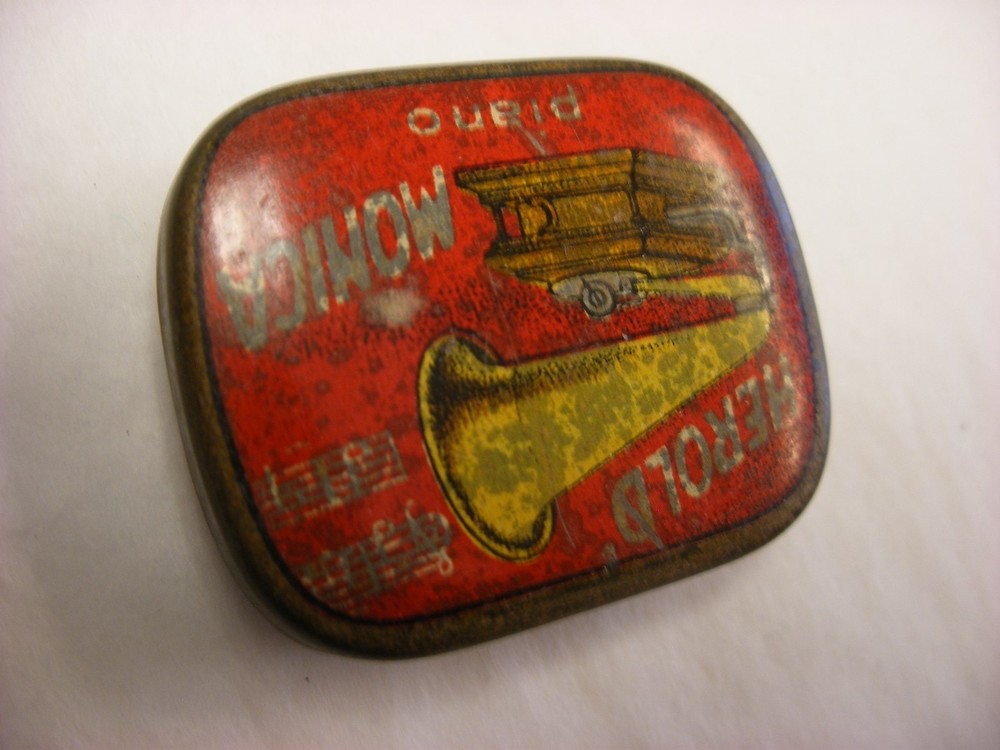 Phonograph Gramophone Needle Tin - Monica Empty