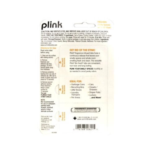 Plink Fresh Spaces Garbage Odor Eliminator, 3 Count