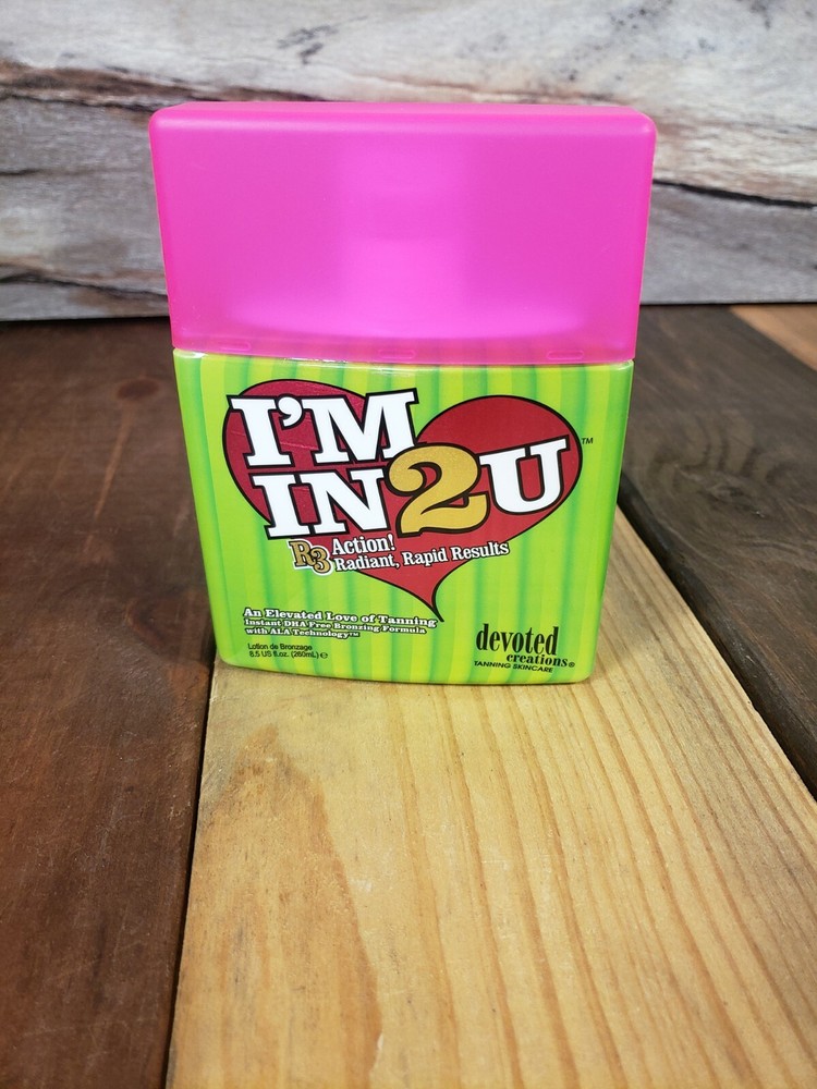 Devoted Creations I'm in 2 U R3 Tanning Lotion +FREE PKT