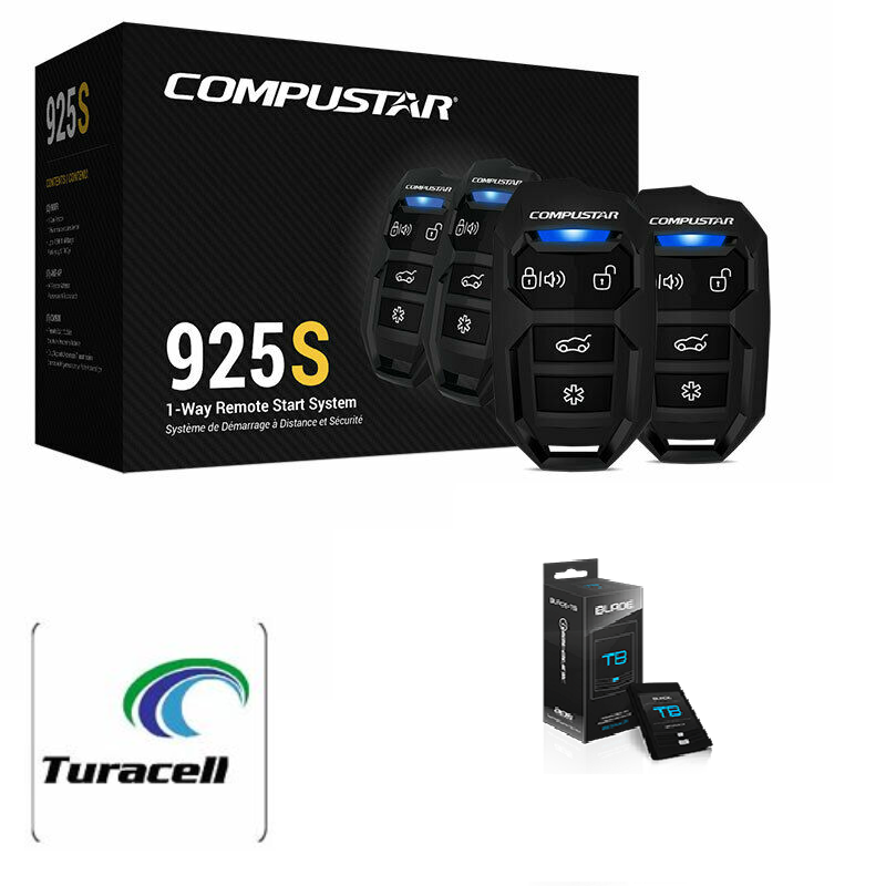 Compustar CS925-S 1-Way Remote Car Starter + BLADE TB Bypass Module Package NEW