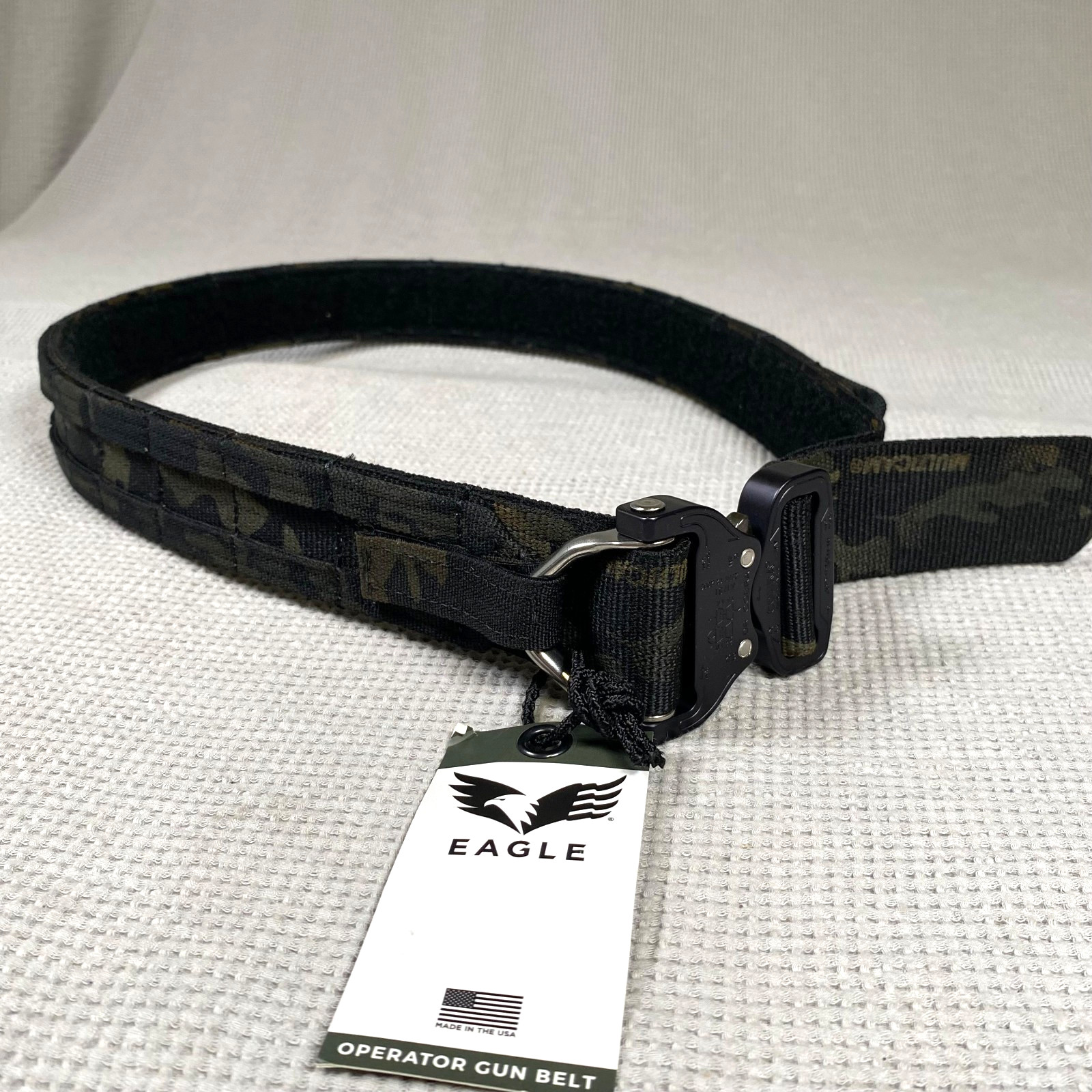 Eagle Industries Operator Gun Belt OGB Cobra Buckle D-Ring Multicam Black LARGE
