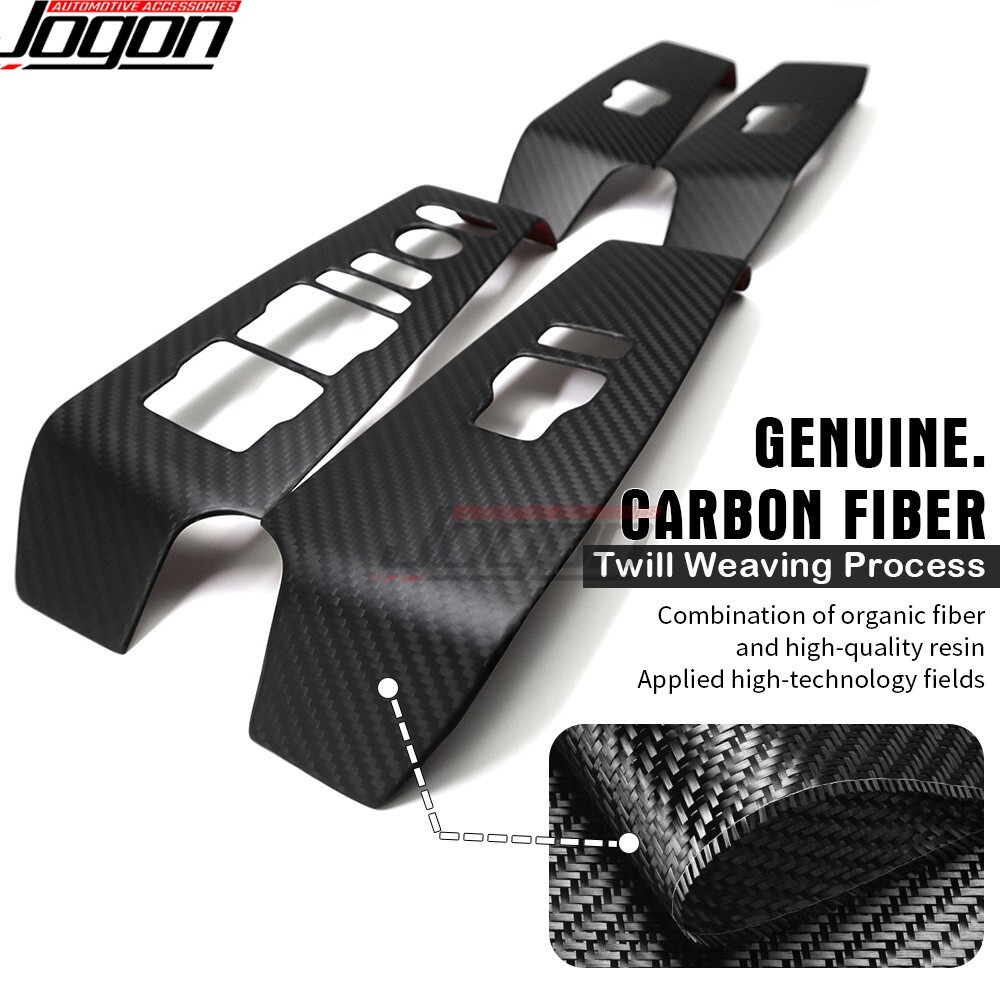 Type R Matte Carbon Window Switch Panel Trim For Honda Civic Type R Si FL5 2022+
