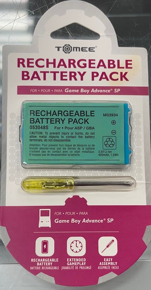 Tomee Game Bay Advance SP Rechargeable Batter pack