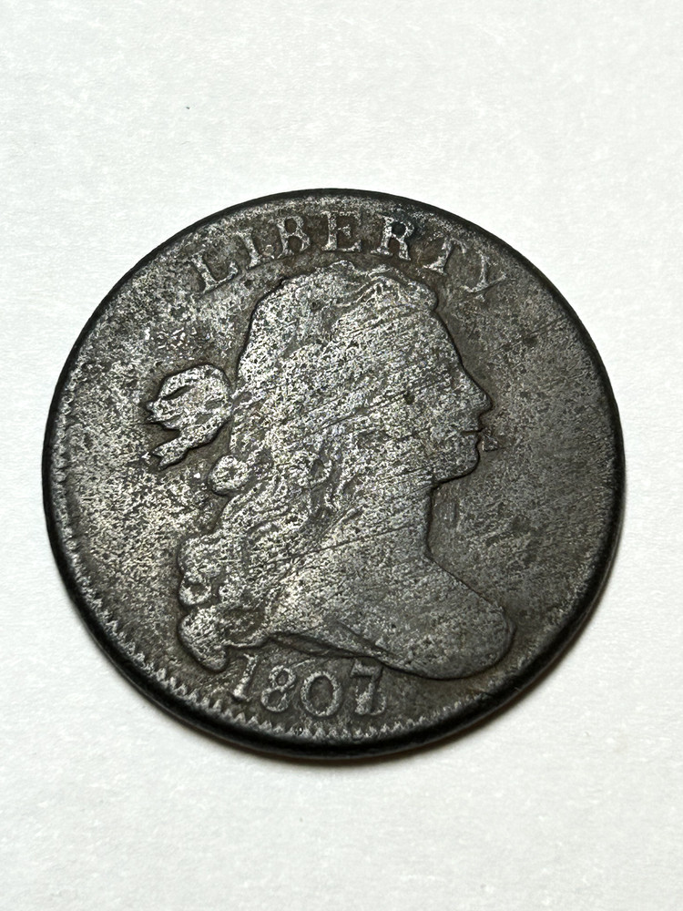 1807 Draped Bust Large Cent **Large 7 over 6**