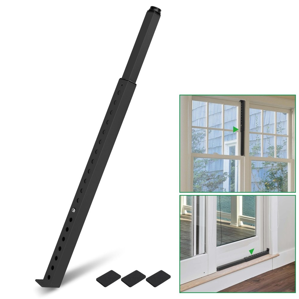 Forestchill Adjustable Window Security Bar, Extends from 17" to 32" Window Lo...