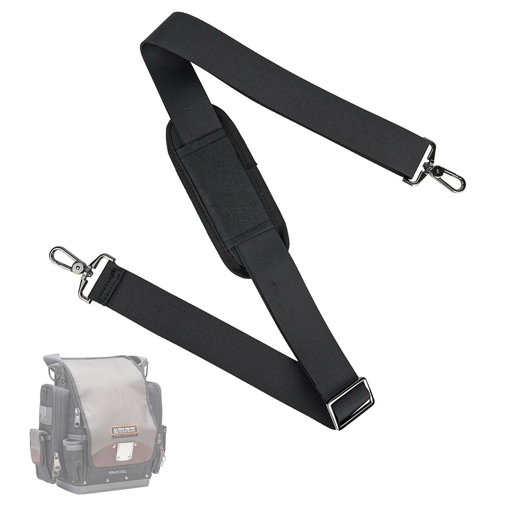 63" Padded Adjustable Shoulder Strap with Veto Pac, Durable Bag Strap with He...