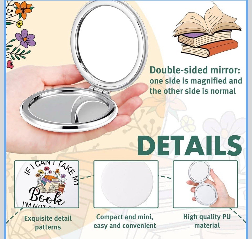 Just One More Chapter Compact Mirror