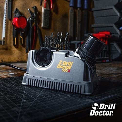 DD500X Drill Bit Sharpener Electric 3/32" to 1/2" Bit Sharpening Machine Tool US