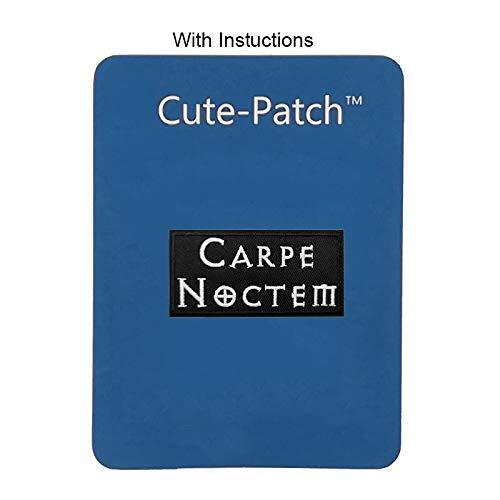 Cute-Patch Carpe Noctem Embroidered Iron on Patch