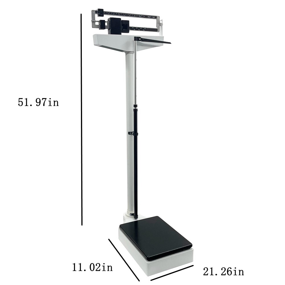 Double Ruler Height and Weight Scale Mechanical Multifunctional Measure Tool