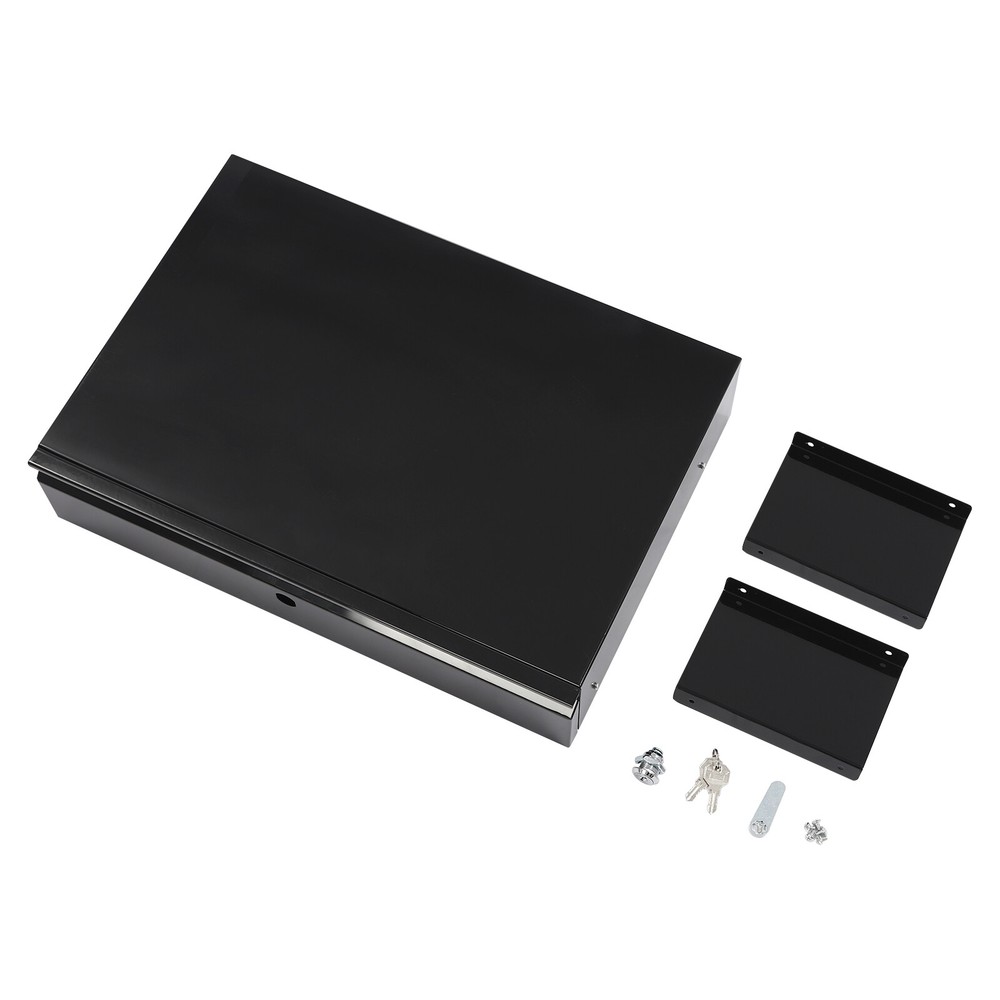 Sliding Pull-Out Under Desk Drawer with Lock for Organized Office Space