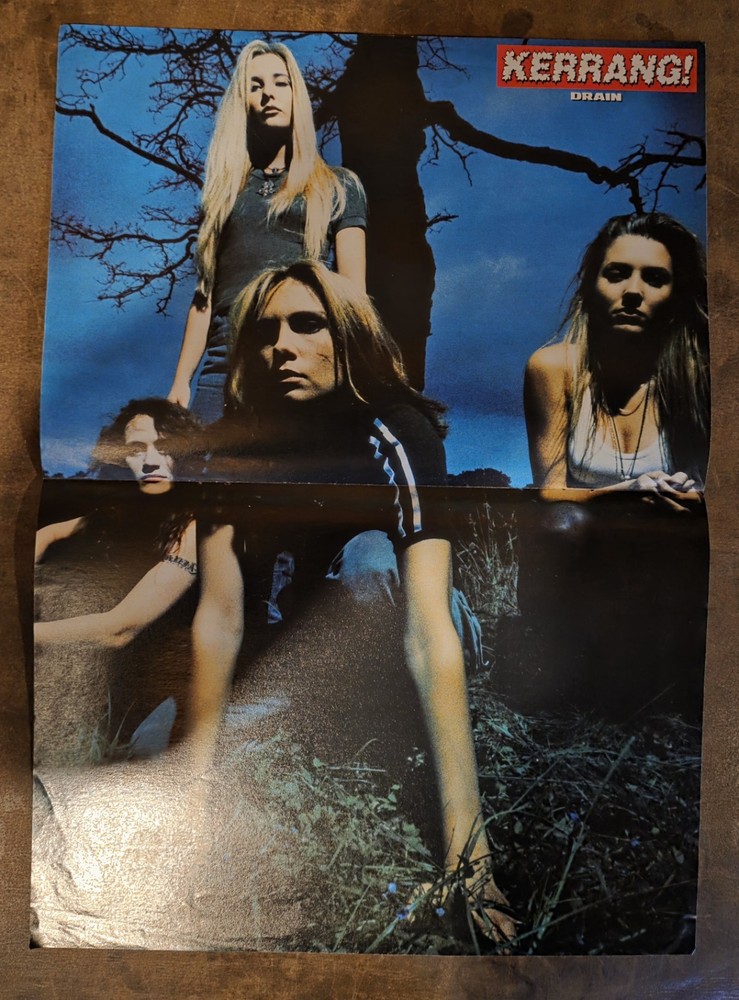 DRAIN STH - 1996 UK Magazine centrefold poster