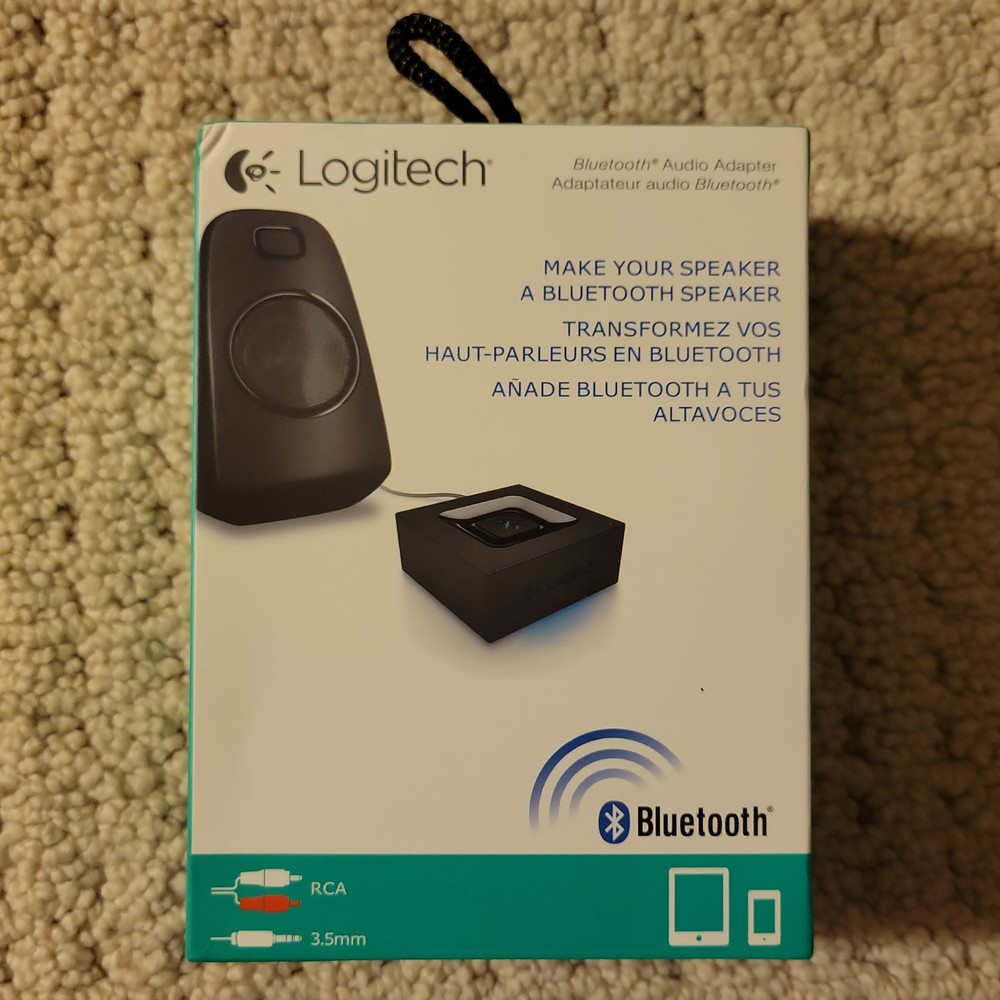 Logitech Bluetooth Audio Adapter Receiver for Wireless Streaming 980-000910