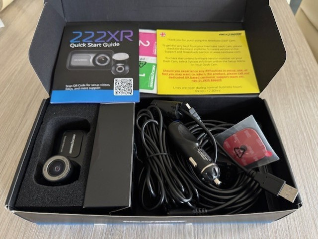 Nextbase 222XR Dash Cam Front and Rear Bundle  - only 1 left!