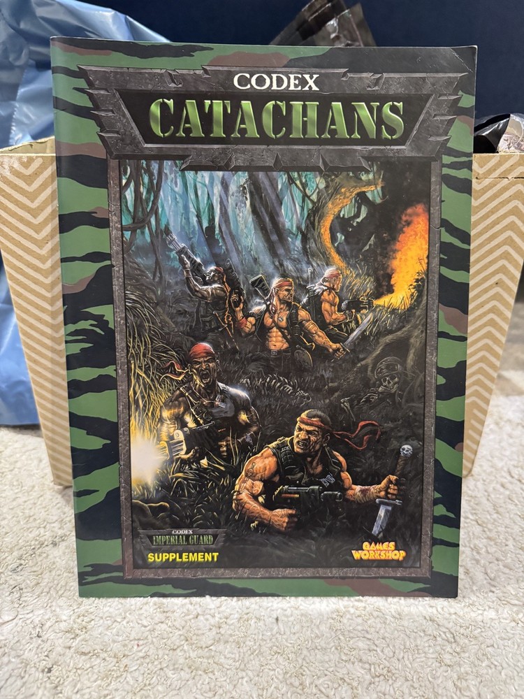 CATACHANS CODEX PAPERBACK SUPPLEMENT WARHAMMER 40K 40,00 GAMES WORKSHOP 2000