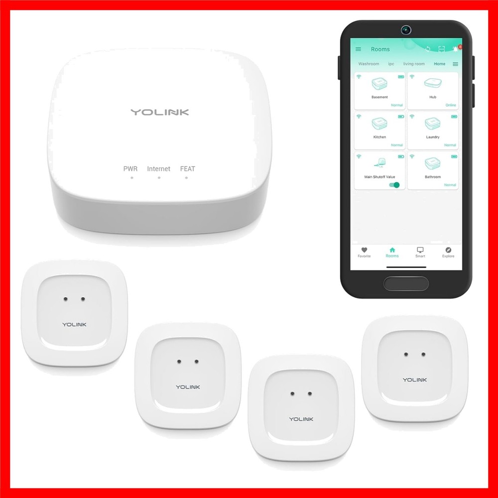 Smart Leak Detection Starter Kit with Long-Range LoRa & Offline Triggers