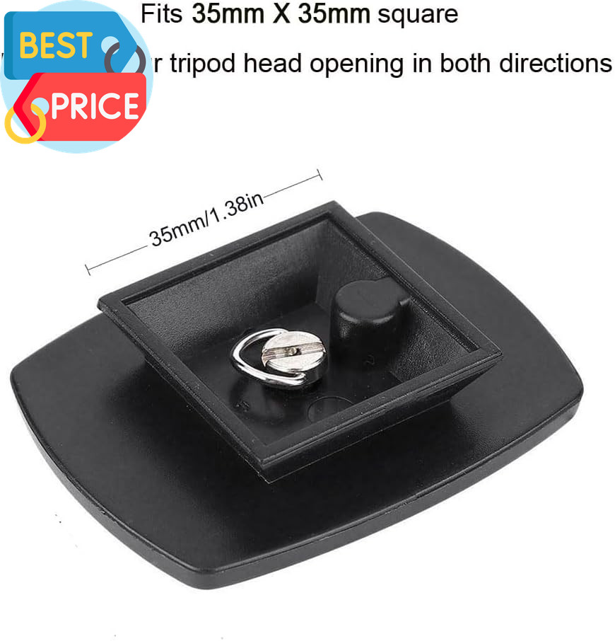 35Mm Tripod Quick Release Plate Camera Mount Adapter Replacement for Sunpak 7000