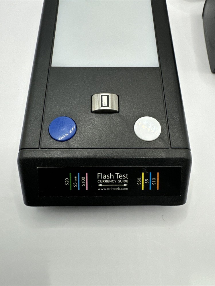 Dri Mark Counterfeit Flash Bill Test Detector Ink Watermark UV Tester EUC