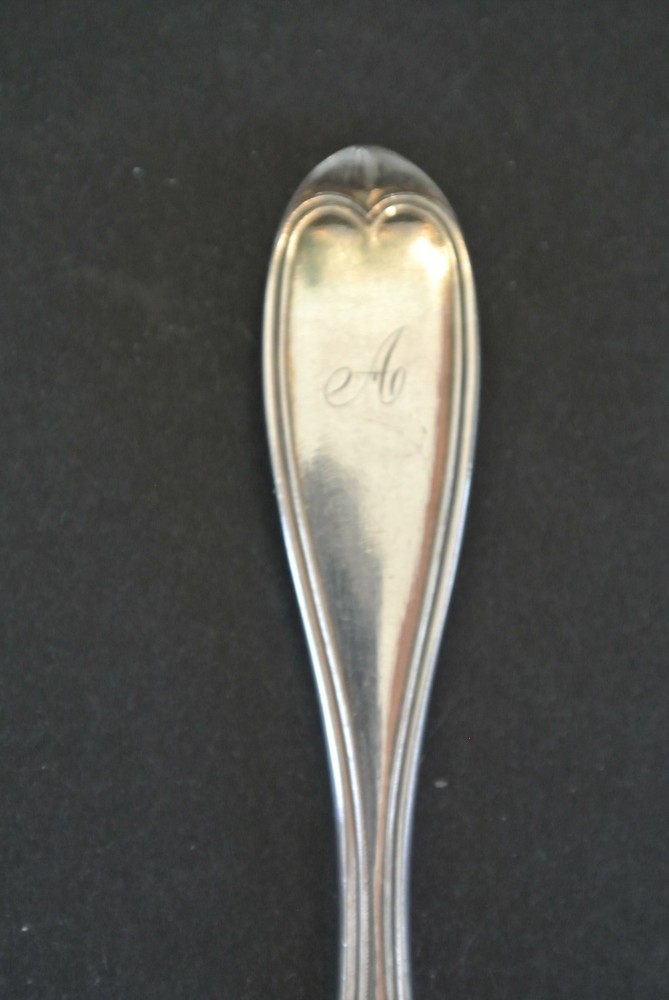 Antique Silverplate THREADED OVAL 5" Nut Pick