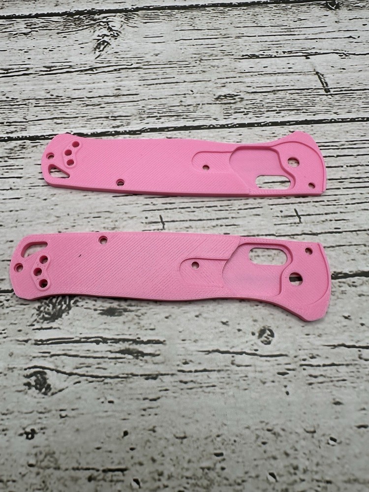 Scales And Back Spacer For Benchmade Bug out Pink