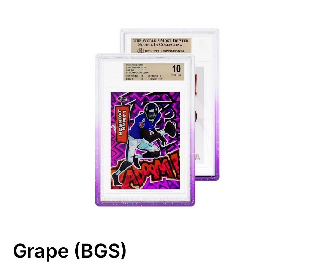 GradedGuard BGS Grape Limited Edition Card Case Only