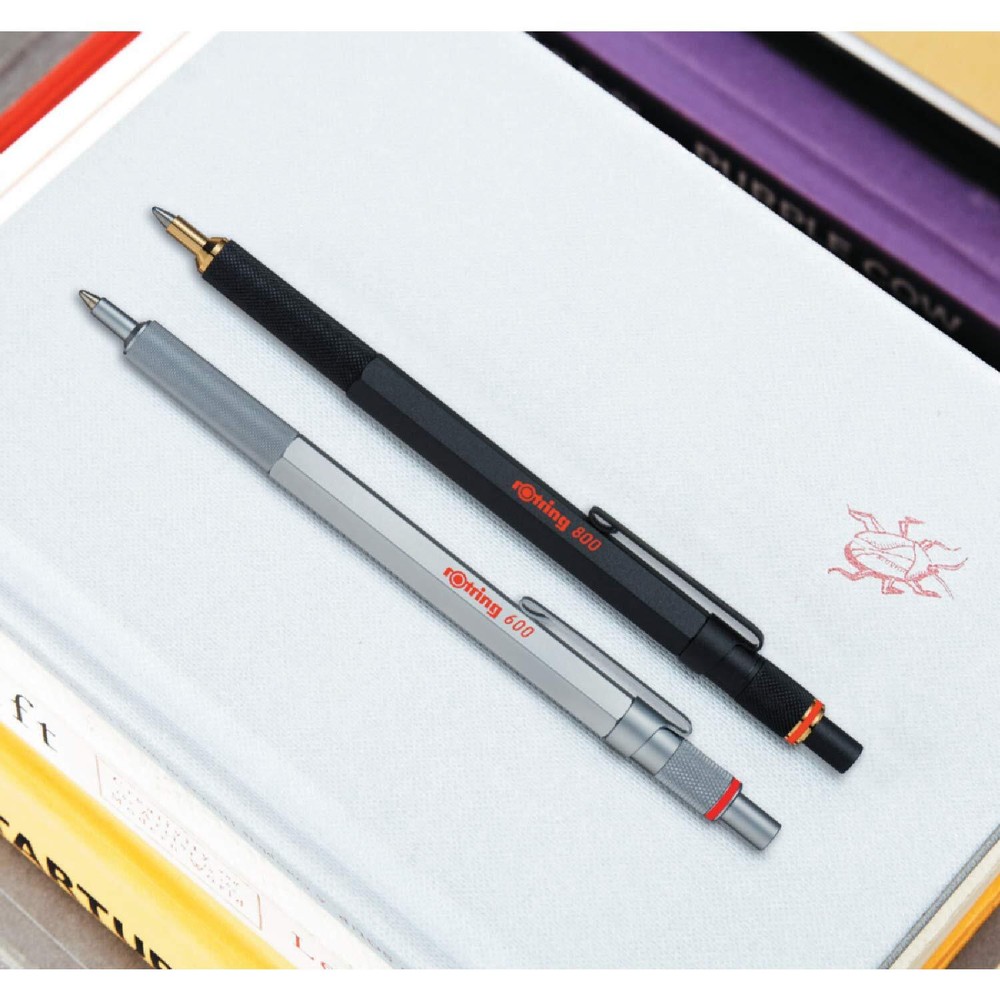 800 Retractable Ballpoint Pen, Medium Point, Silver